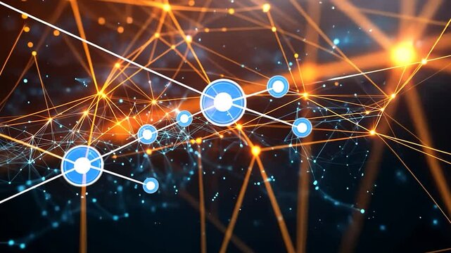 Abstract Network Connection: Digital Nodes and Global Interconnectivity