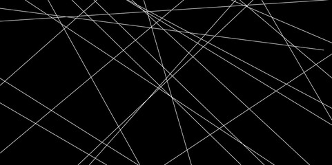 Abstract line background. abstract white lines with black background creative and geometric shape with black luxury pattern and paper texture design in illustration with white line background.