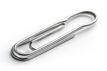 Metal Paperclip Close-up