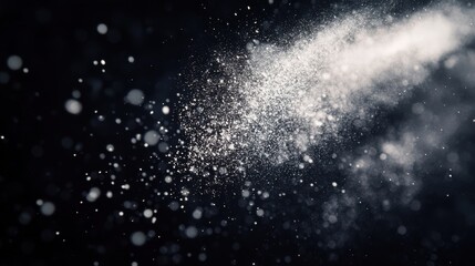 Obraz premium Protein Powder Dust Floating in Air