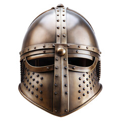 Detailed Medieval Viking Helmet isolated on isolated background.