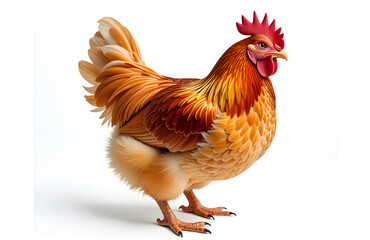 Fototapeta premium A Domesticated Bird Often Raised For Its Meat, Commonly Consumed In Various Global Cuisines And Cultures Worldwide Today Al