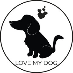 VECTOR ART OF MY LOVING DOG