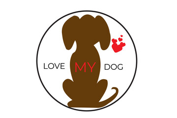 VECTOR ART OF MY LOVING DOG