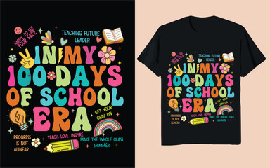 In My 100 Days of School Era – Fun & Groovy Classroom Celebration Design