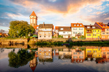 Altstadt, Wertheim, Taubertal, Deutschland 