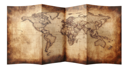 old map of the world