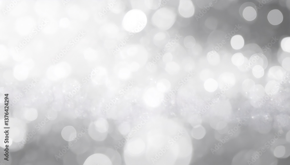 Poster soft white bokeh lights creating a dreamy and festive mood, perfect for backgrounds and overlays, ad
