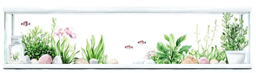 Vibrant arrangement of plants and flowers displayed in a decorative white planter, enhancing any space with natural beauty.