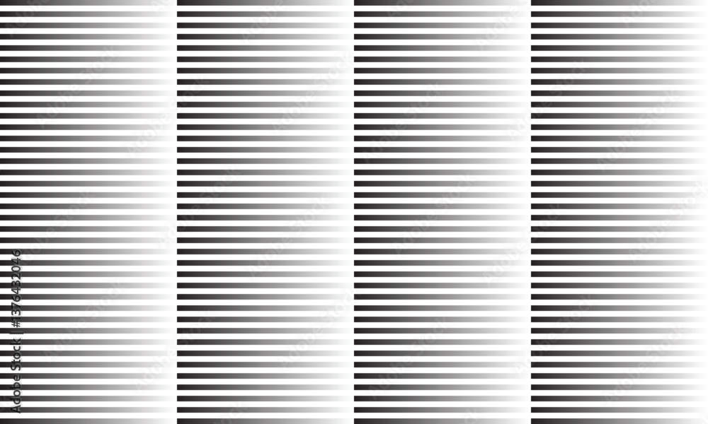 Aufkleber abstract geometric horizontal gradient repeat line pattern.