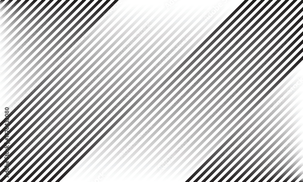 Aufkleber abstract geometric diagonal gradient oblique line pattern.