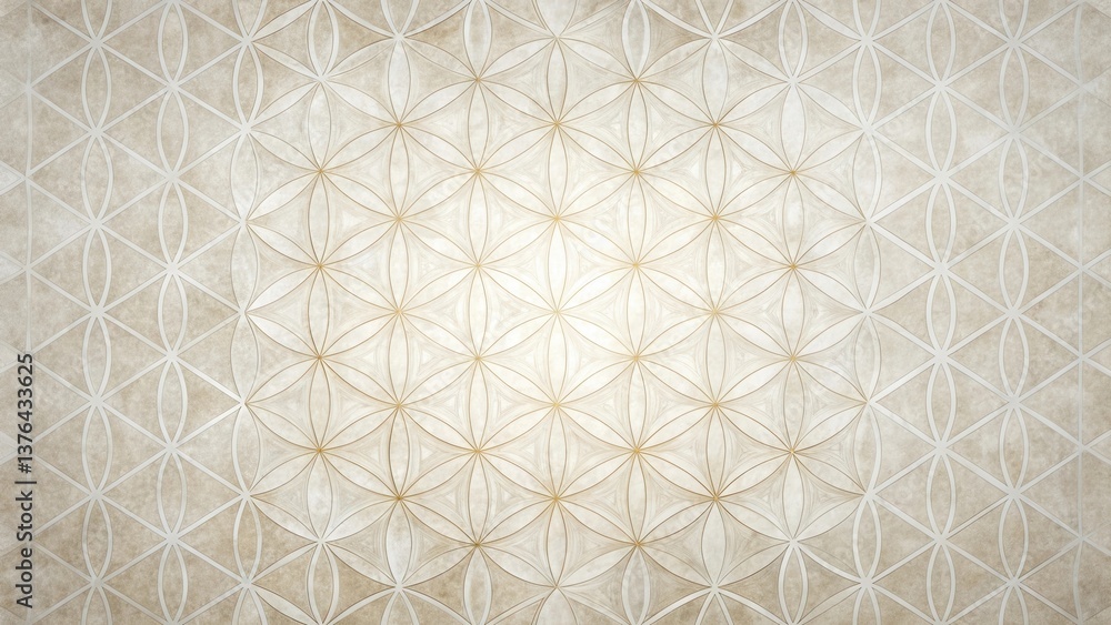 Poster elegant beige and gold geometric pattern background texture with subtle variations in tone and hue f