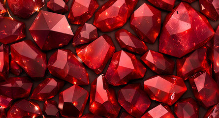 red crystal background