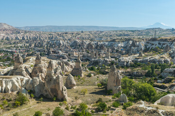 Goreme National Park, Nevsehir city surroundings, Cappadocia, UNESCO World Heritage Site, Turkey.