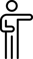 People  Business  Line Icon, Presentation