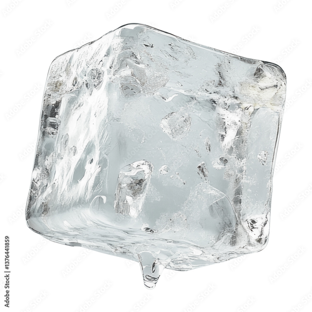 Poster png one ice cubes background floating floating ice cube.