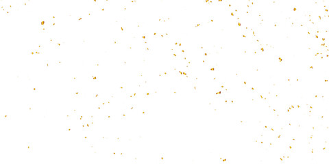 Abstract gold Foil splatter glitter Golden stroke on transparent background. zigzag ,ribbon,