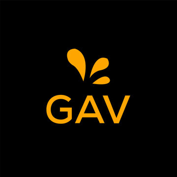 GAV creative minimalist letter logo.		
