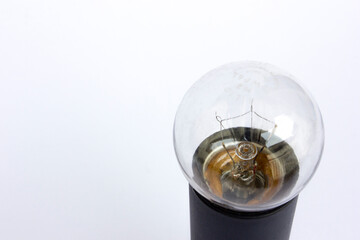 A light bulb isolated on white background.