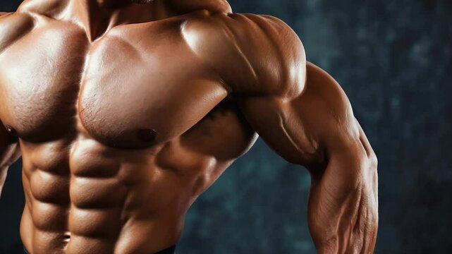 Muscular Physique: A Study in Strength and Definition