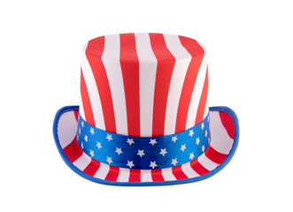 American hat isolated on white background