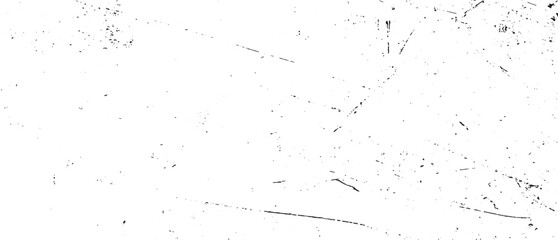 Monochrome texture composed of irregular graphic elements. Distressed uneven grunge background. Abstract vector illustration. Overlay for interesting effect and depth. Isolated on white background.
