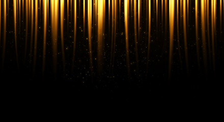 Abstract Golden Light Background for Elegant Design Projects