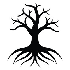 tree silhouette vector