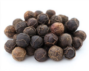 Obraz premium A close-up image of Tasmanian pepper detailing its features against white.