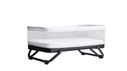 Portable crib with mesh sides for easy travel and comfort home or outdoors baby gear relaxing environment