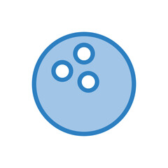 Olympic Games icons bowling ball