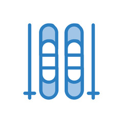 Olympic Games Icons Skis