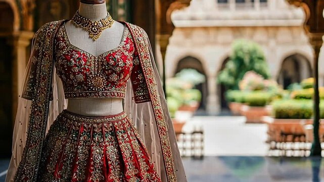 traditional rajasthani lehenga choli video indian attire