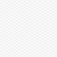 Isometric Grid Vector Pattern Technical Blueprint Design Template