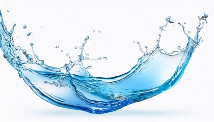 a close-up view of water splash with curves and lines, showcasing its dynamism for songkran day