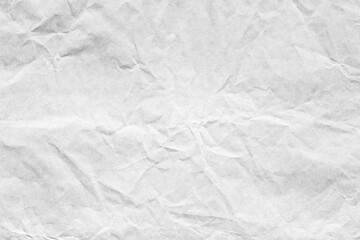 White crumpled paper material texture