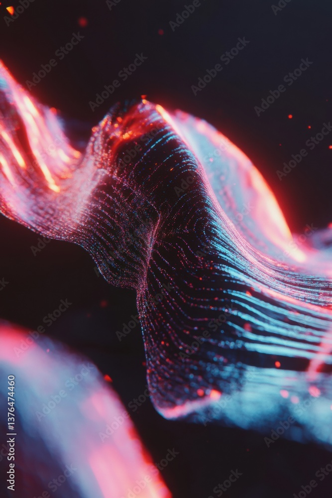 Poster immersive digital fragrance neuro-aesthetic wave visualization for sensory branding - ai-driven mark