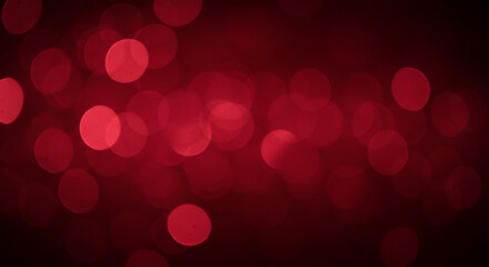 Abstract Red Bokeh Background for Celebratory Visual Content