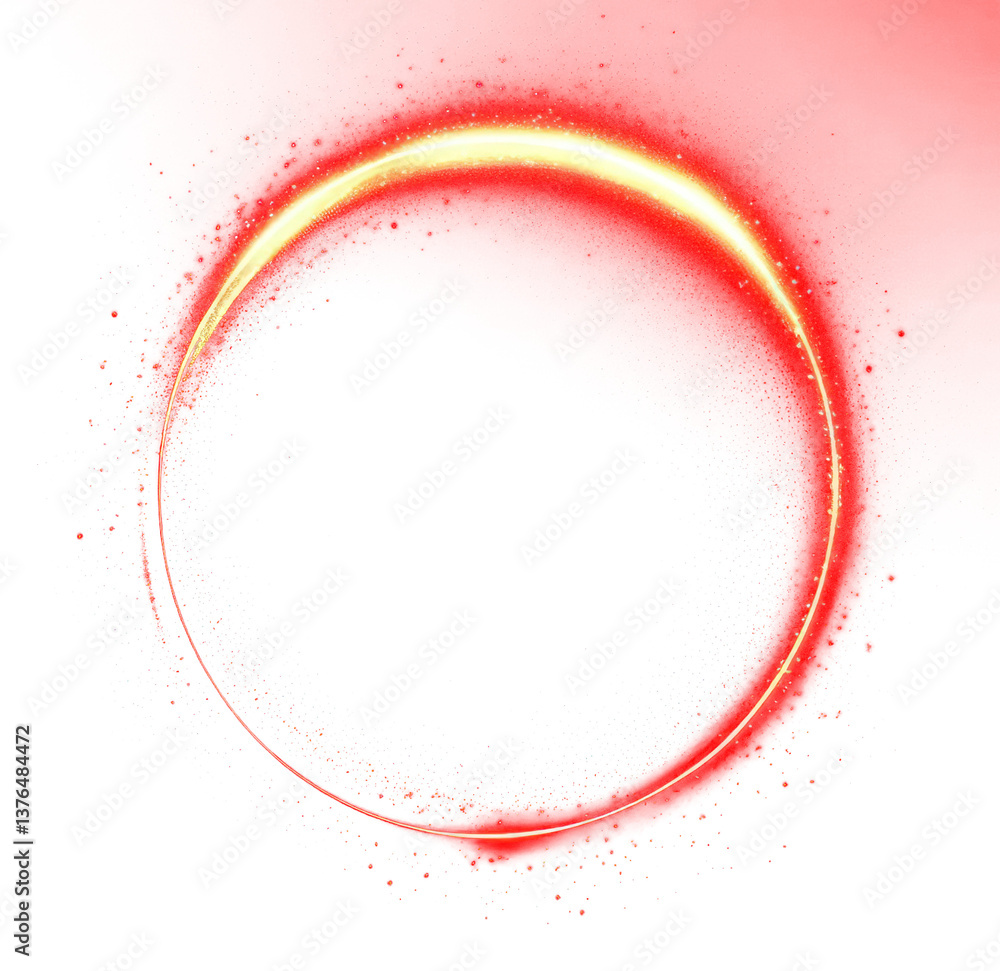 Poster png glowing red ring effect background abstract eclipse.