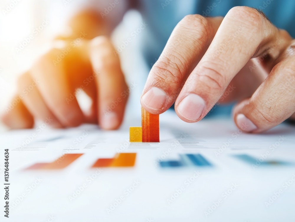 Poster Data-Driven Strategic Insight Professional Financial Analytics with Minimalist Performance Visualization - Next-Gen Business Intelligence for Growth Optimization