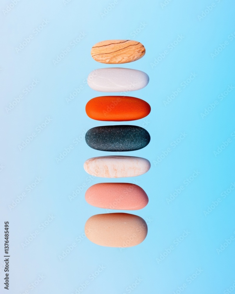 Aufkleber National ASL Day Spectrum Gradient Stones of Connection - Inclusive Design and Mindful Communication for Modern Workplace Diversity