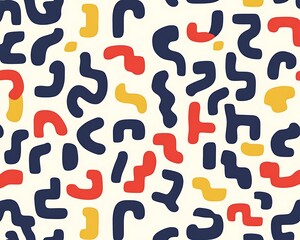 Abstract Colorful Geometric Pattern.