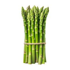 asparagus on white background