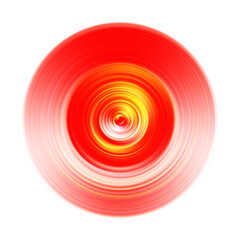 Colorful radial motion effect. Abstract rounded background. Color curves and sphere.