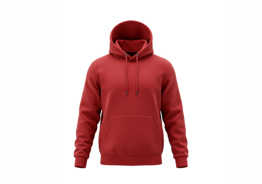 Young man in red coat