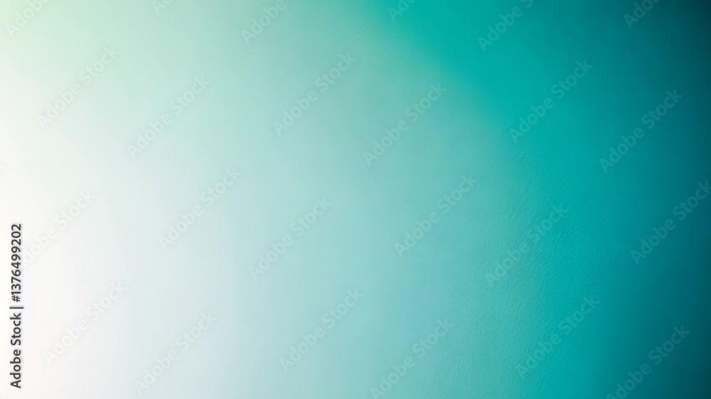 Poster serene teal gradient: abstract motion background for calm, tranquil visuals, smooth color transition