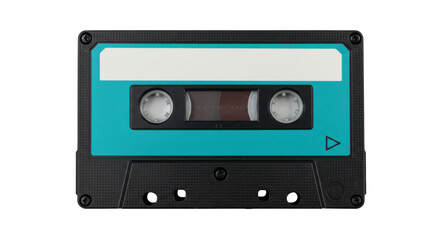 Isolated Vintage Cassette Tape