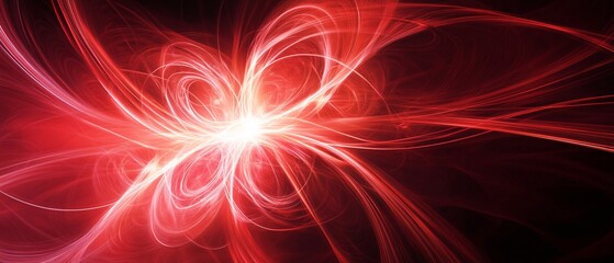 Abstract artistic representation of energy flowing throughout the image space