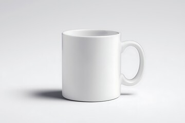 Obraz premium White Mug with Blank, and Studio Shot.