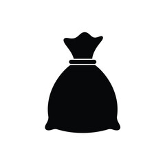 black bag isolated on white background